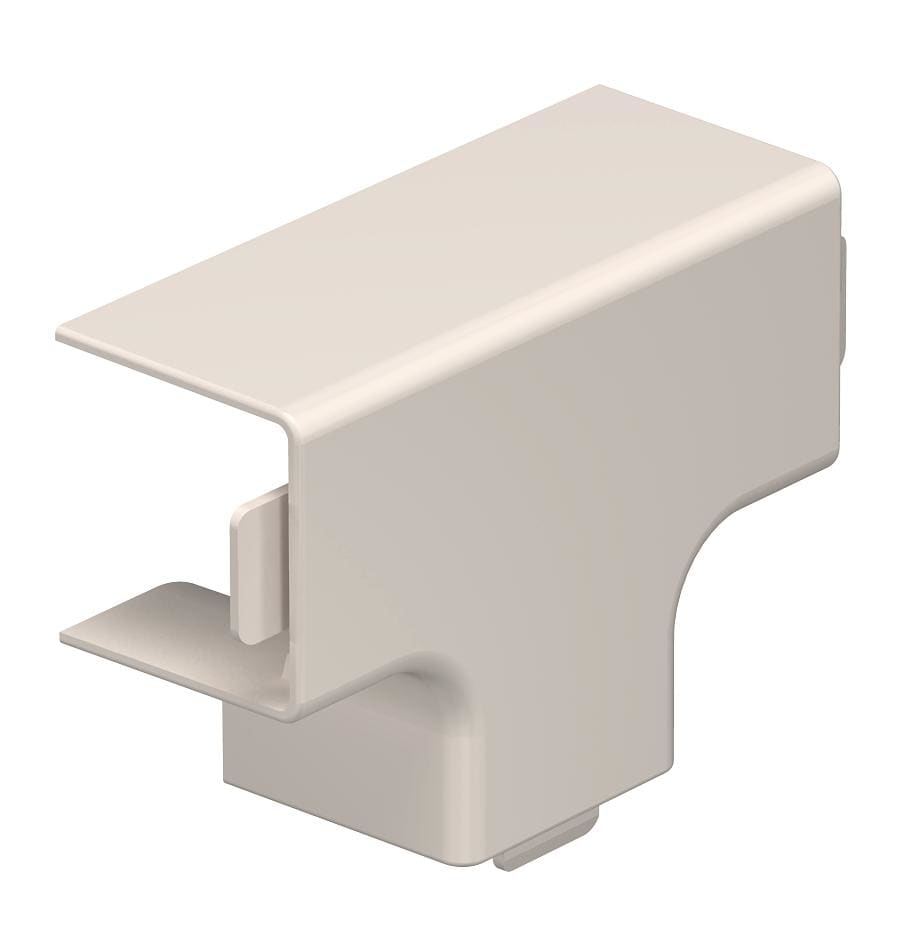 OBO BETTERMANN - Coperchio derivazione a T 25x25mm in Polivinilcloruro bianco crema RAL 9001 WD HT25025CW.