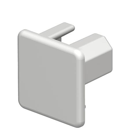 OBO BETTERMANN - Elemento terminale halogen-free 20x20mm in policarbonato/acrilnitrile butadiene stirolo grigio chiaro RAL 7035.