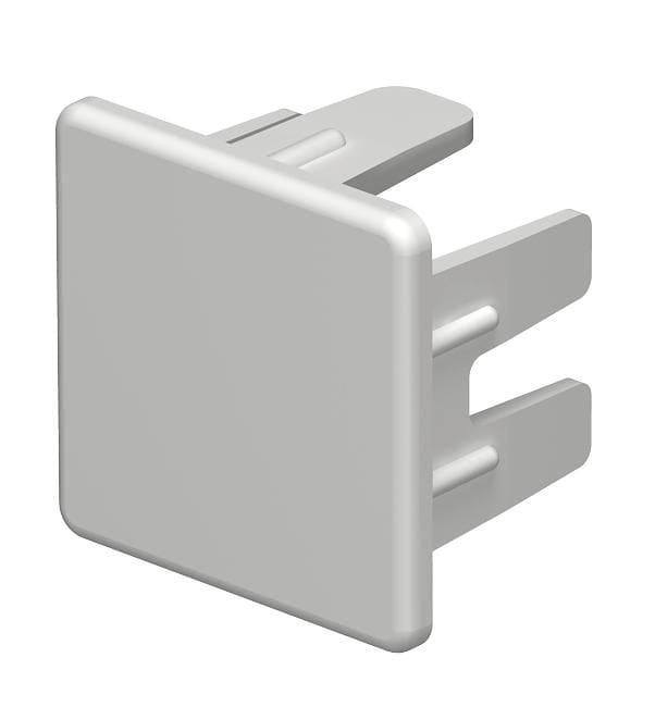 OBO BETTERMANN - Elemento terminale 25x25mm in Polivinilcloruro grigio chiaro RAL 7035.