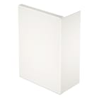 OBO BETTERMANN - Elemento terminale 80x210mm in Polivinilcloruro bianco RAL 9010 WDK HE80210RW.