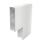 OBO BETTERMANN - Curva piana con coperchio 60x200mm in Acciaio zincato/plastificato bianco RAL 9010.