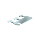 OBO BETTERMANN - Morsetto di fissaggio 60mm in acciaio zincato continuo LKM Z60.