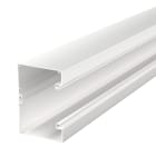 OBO BETTERMANN - Canale porta apparecchi simmetrico 90x130x2000 in alluminio bianco RAL 9010.