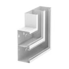 OBO BETTERMANN - Curva piana salita simmetrica 90x210x300 in acciaio bianco RAL 9010.