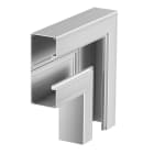 OBO BETTERMANN - Curva piana simmetrico 70x170x300 in Alluminio anodizzato.