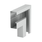 OBO BETTERMANN - Curva piana discesa asimmetrica 70x170x300 in alluminio anodizzato.