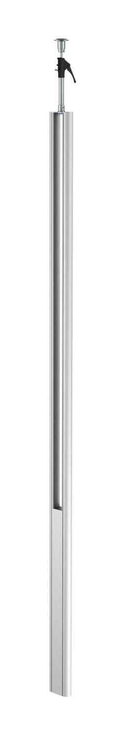 OBO BETTERMANN - Colonna verticale pavimento/soffitto 3000x146x65 in alluminio anodizzato.