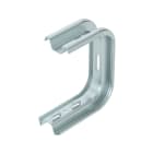 OBO BETTERMANN - Staffa a parete e soffitto per passerella grigliata B145mm in Acciaio zincato continuo.