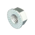 OBO BETTERMANN - Dado flangiato M6 con rondella a pressione in Acciaio INOX A4 1.4401.