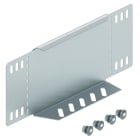 OBO BETTERMANN - RWEB 155 DD Riduttore/Terminale Profilo per passerella 110x550 in Acciaio zincato a nastro Double Dip, zinco/alluminio.