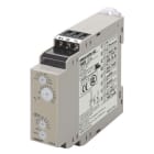 OMRON ELECTRONICS - Timer elettronico H3DK-M, 22,5mm, multiscala, multifunzione, multitensione, 2 uscite SPDT ritardate, guida DIN.