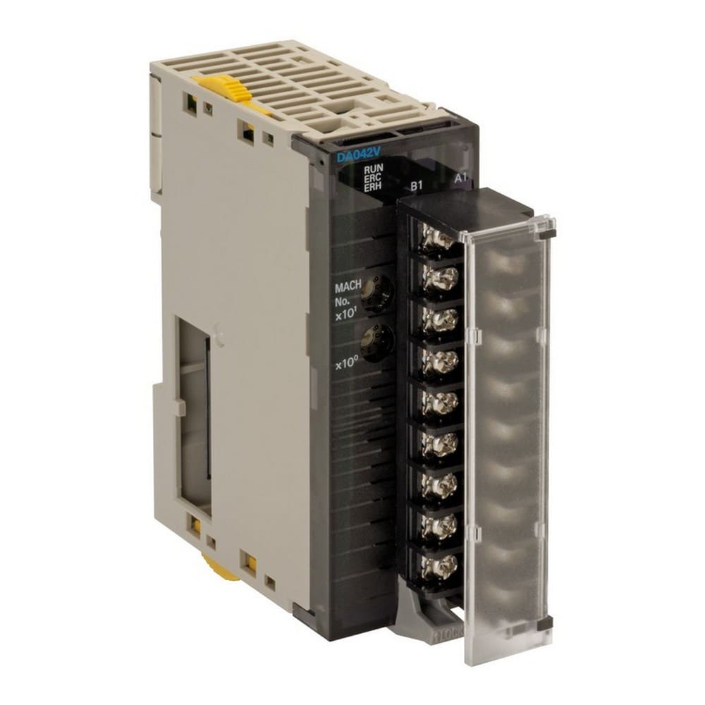 OMRON ELECTRONICS - plc modulo 4ao v moduli di uscita analogica 4 punti in tensione risoluzione 40000 punti su -10..10v, 20 micro s 1 canale