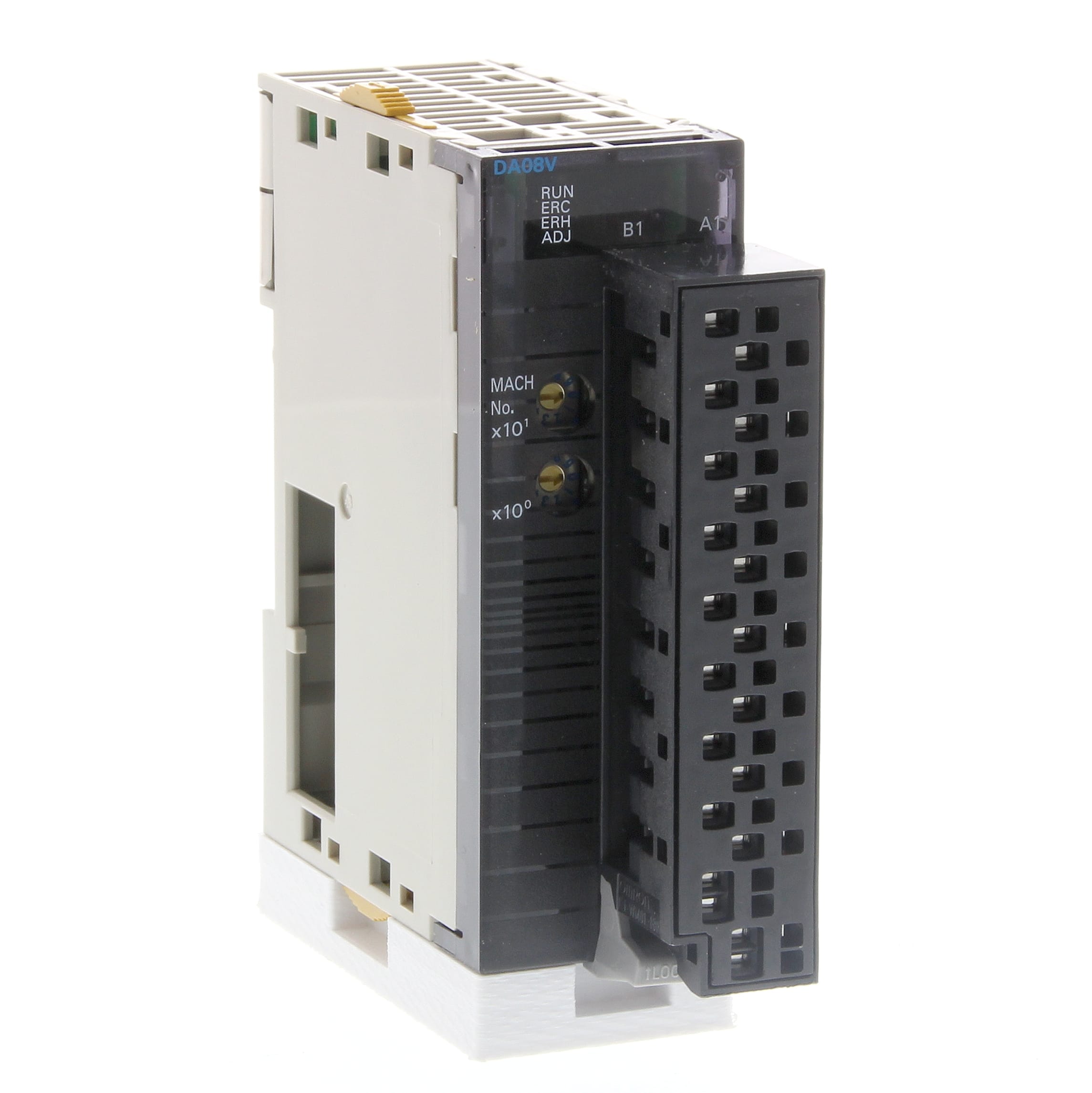 OMRON ELECTRONICS - plc modulo 8ao con morsettiera a molla, moduli di uscita analogica 8 punti in tensione con terminali a molla.