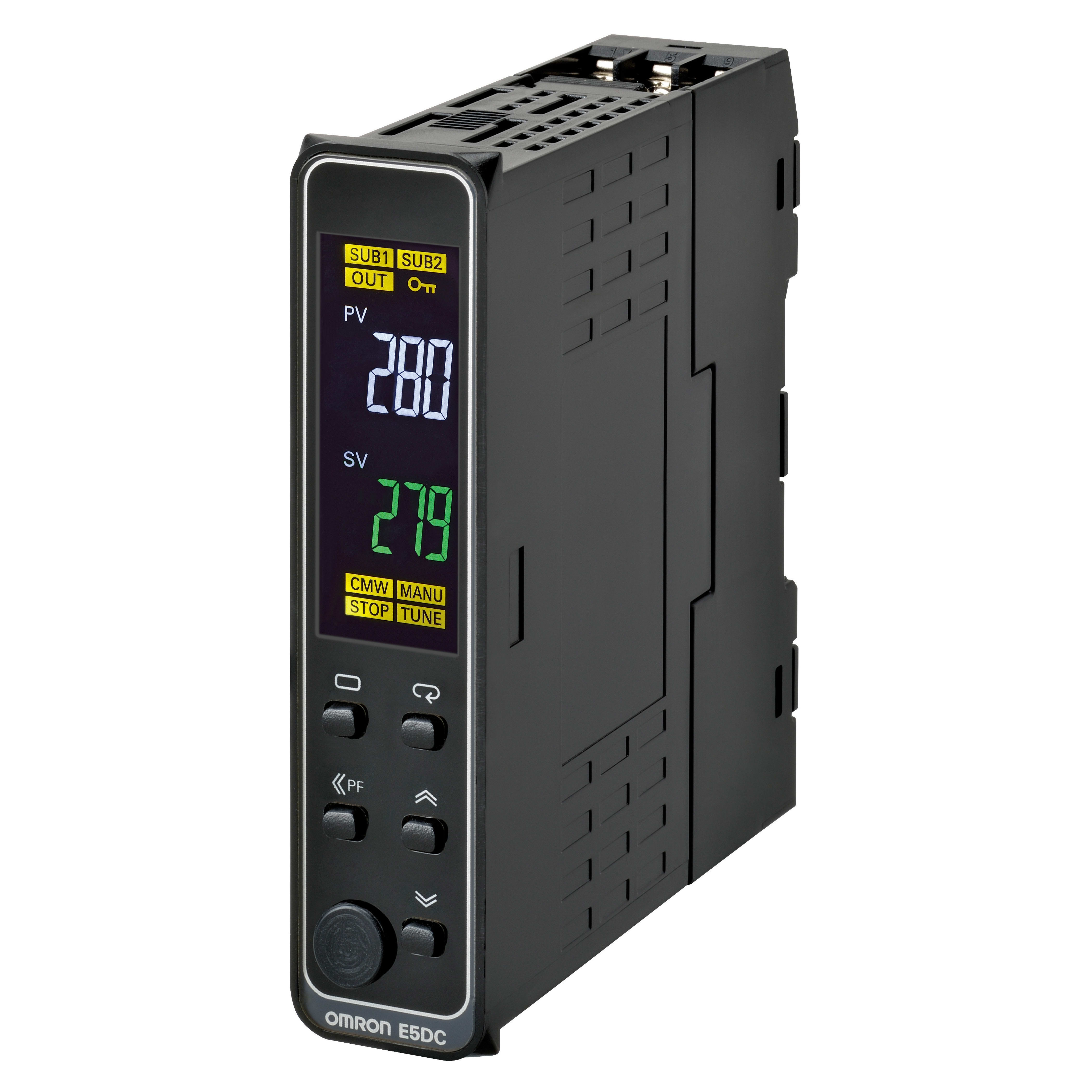 OMRON ELECTRONICS - termoregola-guida DIN.Ingr.Univ.uscitalogic