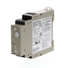 OMRON ELECTRONICS - Timer elettronico H3DK-S, 22,5mm, multiscala, multifunzione, multitensione, 2 uscite SPDT ritardate, guida DIN.