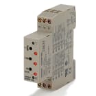 OMRON ELECTRONICS - Timer elettronico H3DS-A, 17,5mm, multiscala, multifunzione, multitensione, 1 uscita SPDT ritardata, guida DIN.