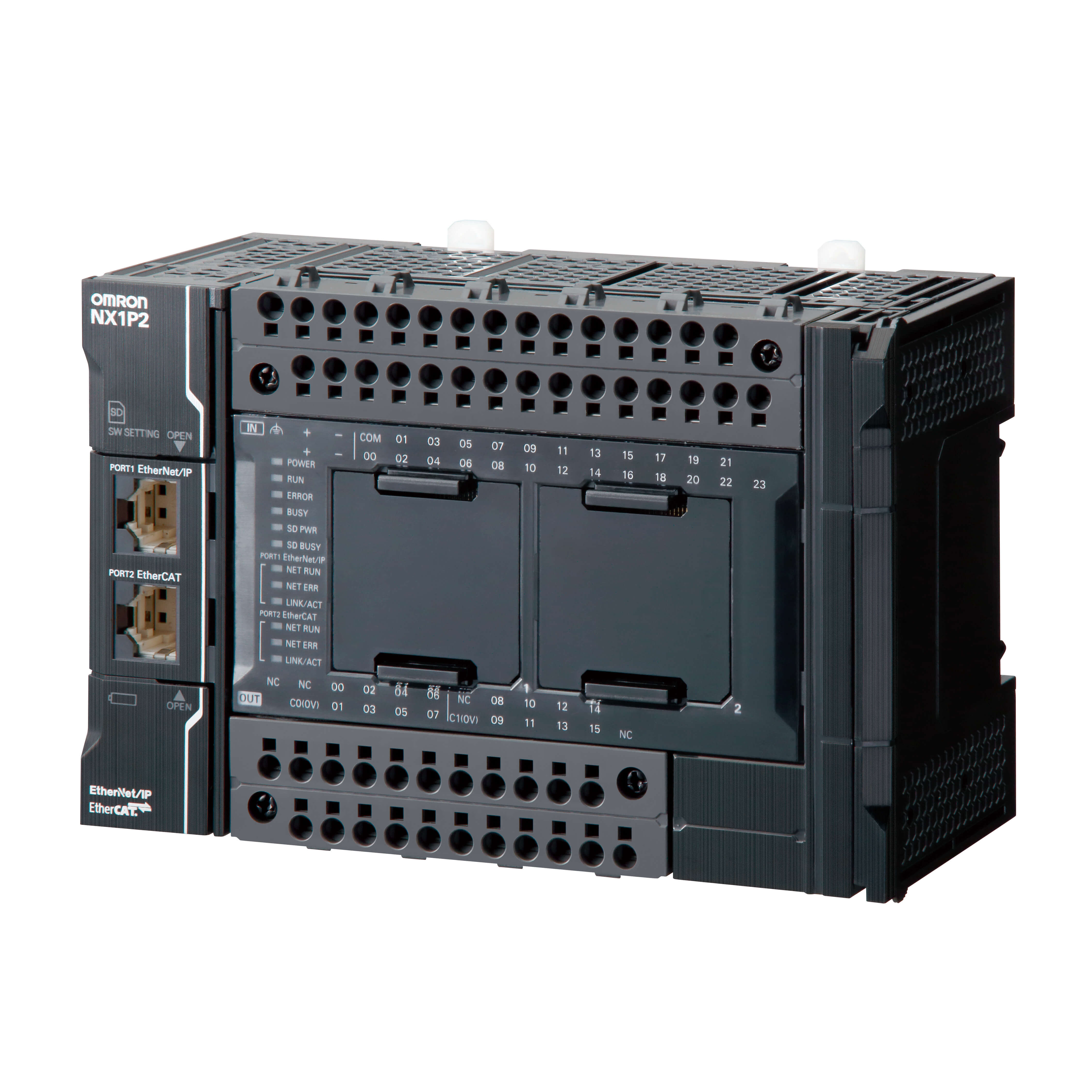 OMRON ELECTRONICS - plc- CPU Sysmac NX1P 24 IN. 16 OUT NPN. 1.5