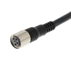 OMRON ELECTRONICS - accessori per sensori connettori femmina m8 assiali precablati 4 fili pvc 5 m