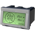 ORBIS - KRON PLUS ALLUMINIO Cronotermostato digitale da incasso, programmazione giornaliera/settimanale, alim. 2 batterie 1,5V