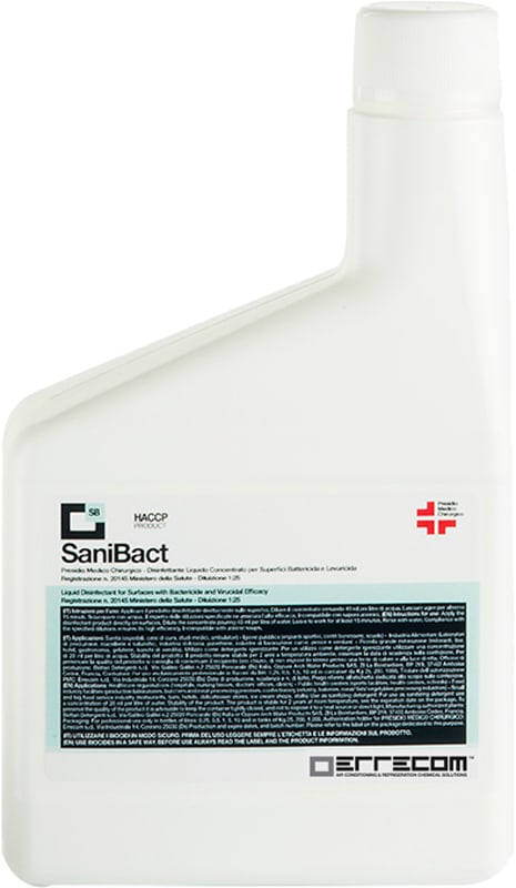 ORBIS - SANIBACT flacone da 500 ml, Disinfettante liquido per superfici (Presidio Medico Chirurgico)