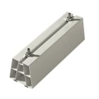 ORBIS - SPE 350/80 Base di supporto a pavimento lunghezza 350 mm, sezione 80x80 mm, compl. di viti, RAL1013, portata MAX 300 Kg