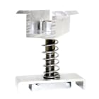 ORBIS - MPC-P34 Morsetto CENTRALE PREASSEMBLATO fissaggio moduli, colore ALLUMINIO, spessori moduli ammessi 34mm-38mm