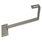 ORBIS - SFP-C Staffa con piastra in ACCIAIO ZINCATO A CALDO per tegole ROMANE, spessore 6mm