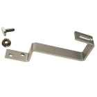 ORBIS - SSR-MXS  Staffa semplice in ACCIAIO INOX AISI 304 con bulloneria per fissaggio su profilo, per tegole MARSIGLIESI, spessore 5mm
