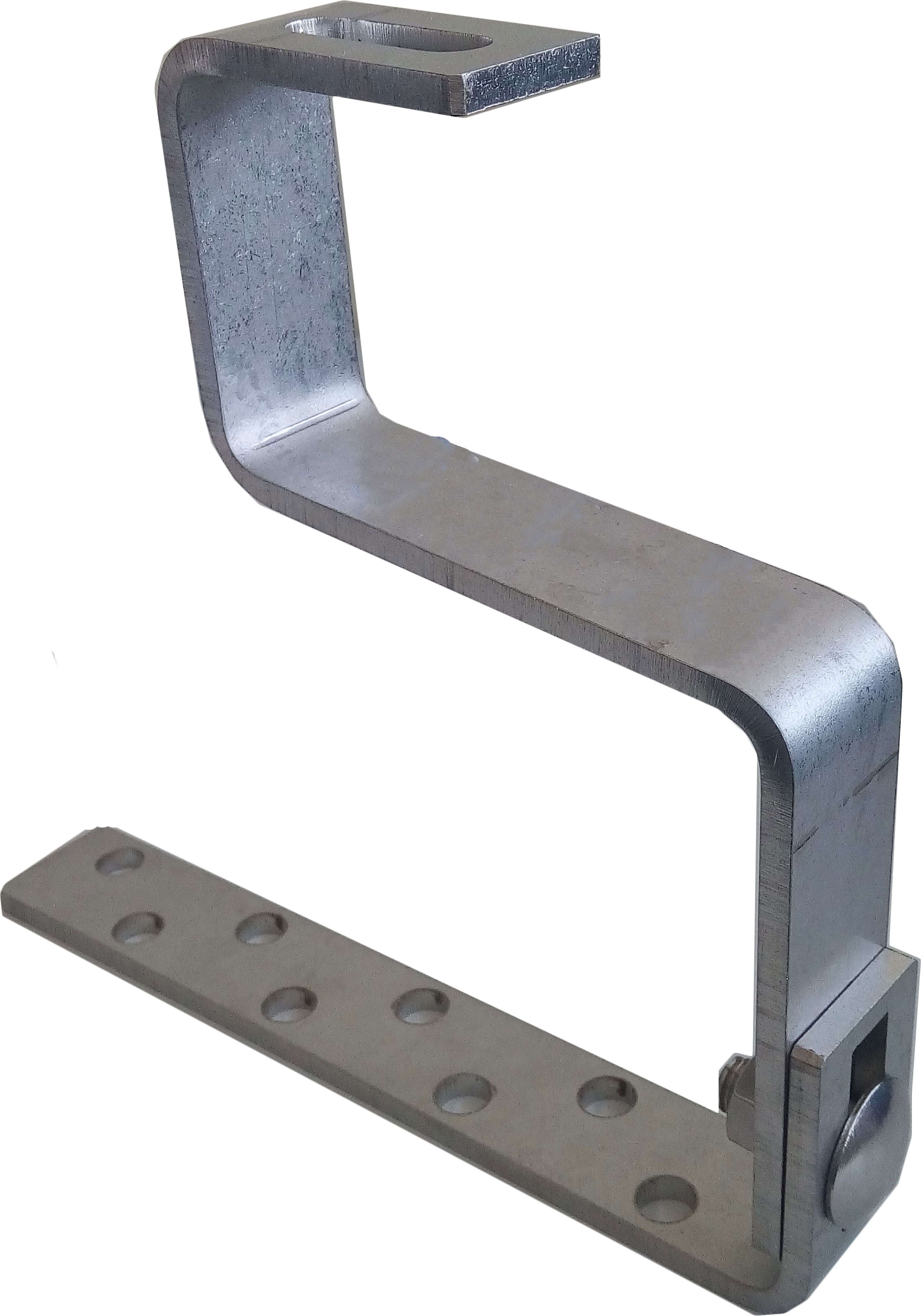 ORBIS - SSR-DC Staffa in ACCIAIO AISI 304 per tegole DOPPIO COPPO, spessore 5mm