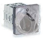 PALAZZOLI - INTERRUTTORE 6X12A DA RETROQUADRO FINITURA 67X67 SCHEMA CAM 44 FRONTALE IP20 MORSETTI IP20