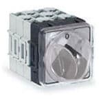 PALAZZOLI - INVERTITORE 3X25A DA RETROQUADRO FINITURA 48X48 SCHEMA CAM 12 FRONTALE IP20 MORSETTI IP20