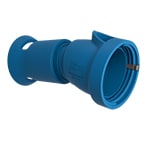 PALAZZOLI - X-CEE IMPUGNATURA DIRITTA PER CONNESSIONE MOBILE  16A 3P+T  IP66/67/68/69