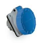 PALAZZOLI - CEE presa fissa da incasso inclinata 3P+N+T 16A 200/346-240/415V 50-60Hz 6h IP67