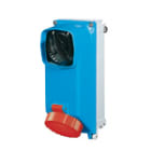 PALAZZOLI - ALUPRES presa fissa interbloccata in alluminio con base portafusibili 3P+N+T 32A F1 200/346-240/415V~ 50-60Hz 6h fusibili 14X51 IP66/67/69