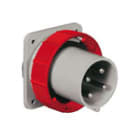 PALAZZOLI - CEE spina fissa da incasso ad alte prestazioni diritta 63A 3P+T 100-130V 50-60Hz 4h IP67