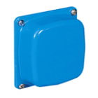 PALAZZOLI - ALUCASE COPERCHIO IN ALLUMINIO ALTO CIECO ALTEZZA 57MM PER CONTENITORE 185X252MM IP66