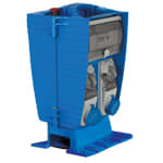 PALAZZOLI - QUADRO ASC JANUS CON PRESE INTERBLOCCATE 3X 2P+T 16A - 1X 3P+T 16A PROTEZIONE FUS INGRESSO IN MORSETTIERA IP65