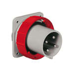 PALAZZOLI - CEE spina fissa da incasso ad alte prestazioni diritta 63A 3P+T 380-415V 50-60Hz 6h IP67