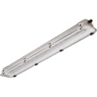 PALAZZOLI - SERIE RINOLED-EX PLAFONIERA L1300 INOX VETRO 52W EMERGENZA 1H DIFFONDENTE COMFORT IP65/IP66 3G2D