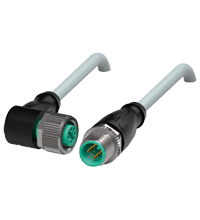PEPPERL + FUCHS - Cavo di collegamento schermato V1-W-10M-PUR-ABG-V1-G.