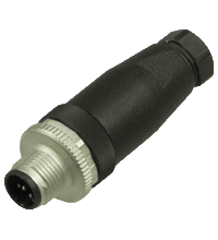 PEPPERL + FUCHS - Connettore maschio collegabile sul campo V1S-G-BK.