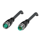 PEPPERL + FUCHS - Cavo di collegamento schermato V19-G-BK0,5M-PUR-U/ABG-V19-G.