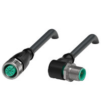 PEPPERL + FUCHS - Cavo di collegamento schermato V1-G-BK15M-PUR-U5/ABG-V1-W.