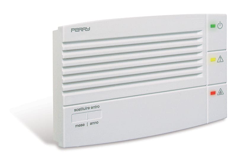 PERRY ELECTRIC - SEGNAL. GAS MET.PARETE SERIE ZEFIRO