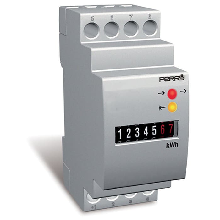 PERRY ELECTRIC - Contaore 12-36 V c.c. – 2 DIN