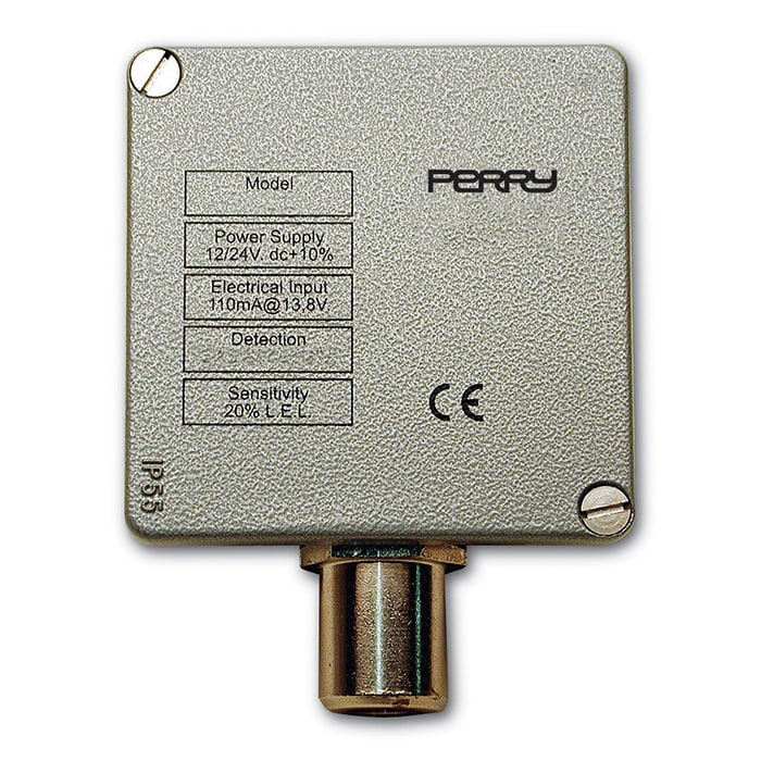 PERRY ELECTRIC - Sensore catalitico GPL contenitore in alluminio pressofuso IP66
