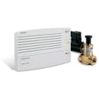 PERRY ELECTRIC - Kit rilevatore gas metano da parete con elettrovalvola NA da 3/4 1GA 50917MET/P: rilevatore di gas metano da parete e/o semincasso serie ZEFIRO
