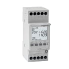 PERRY ELECTRIC - Interruttore orario settimanale digitale con cambio ora legale 1 canale – 2 DIN
