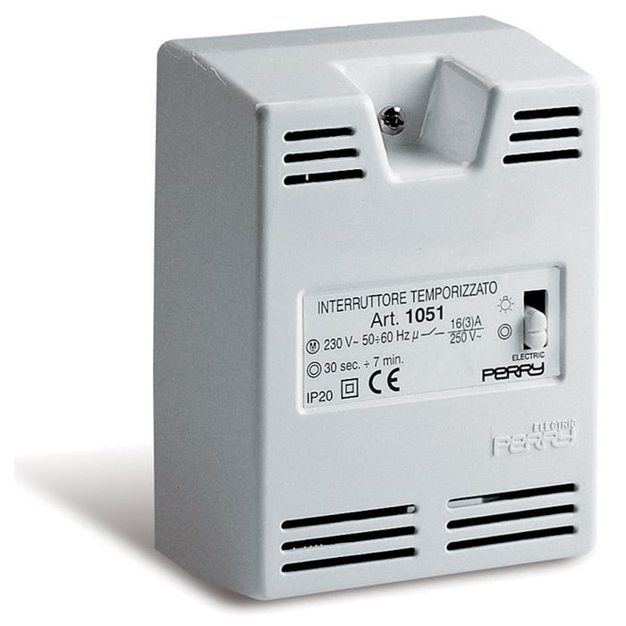 PERRY ELECTRIC - Interruttore temporizzato per scale da parete.&nbsp;