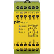 PILZ - PNOZ X3 24AC/DC 3NA+1NC+1PNP